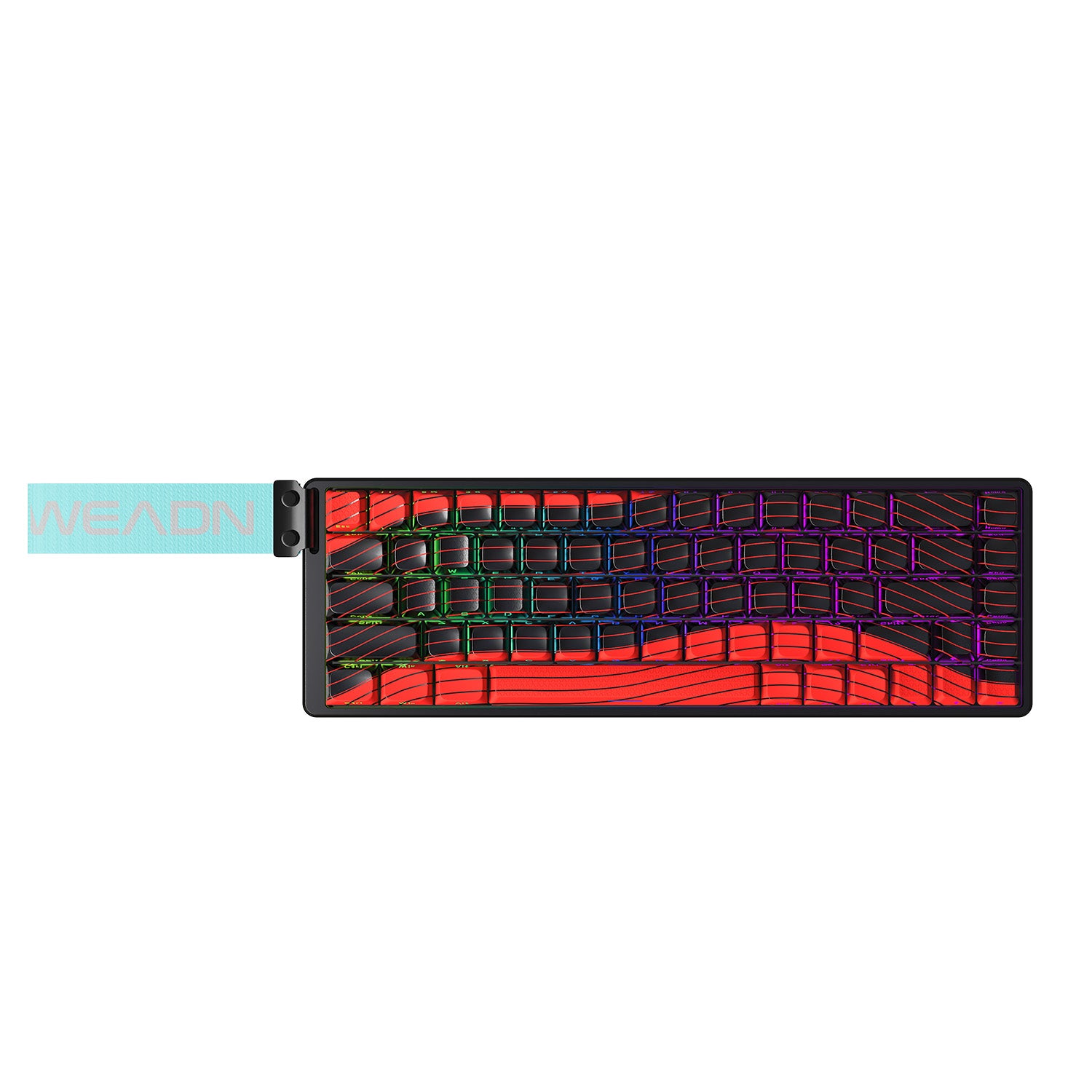 EWEADN Tank68 Magnetic Switch Aluminum Mechanical Keyboard, Boat-Style Case