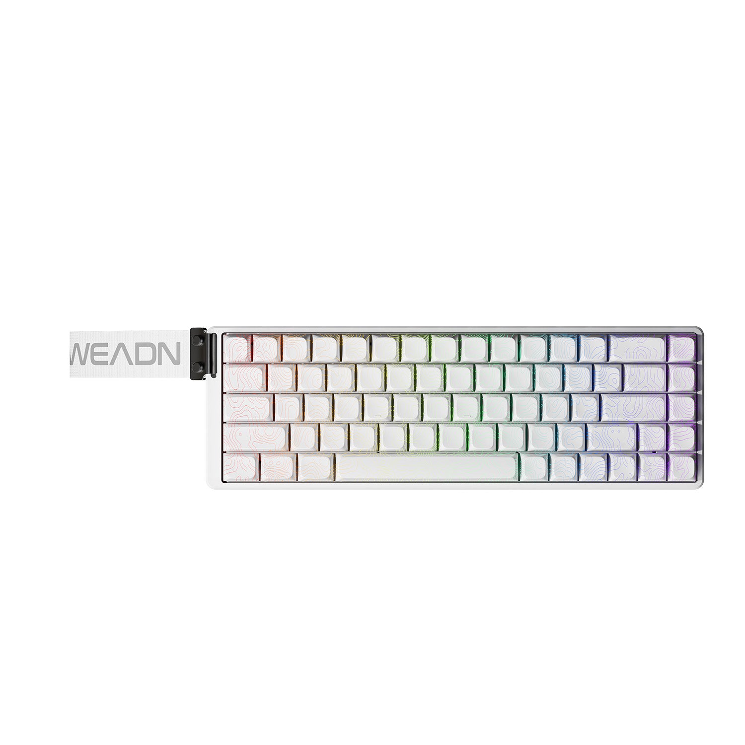 EWEADN Tank68 Magnetic Switch Aluminum Mechanical Keyboard, Boat-Style Case